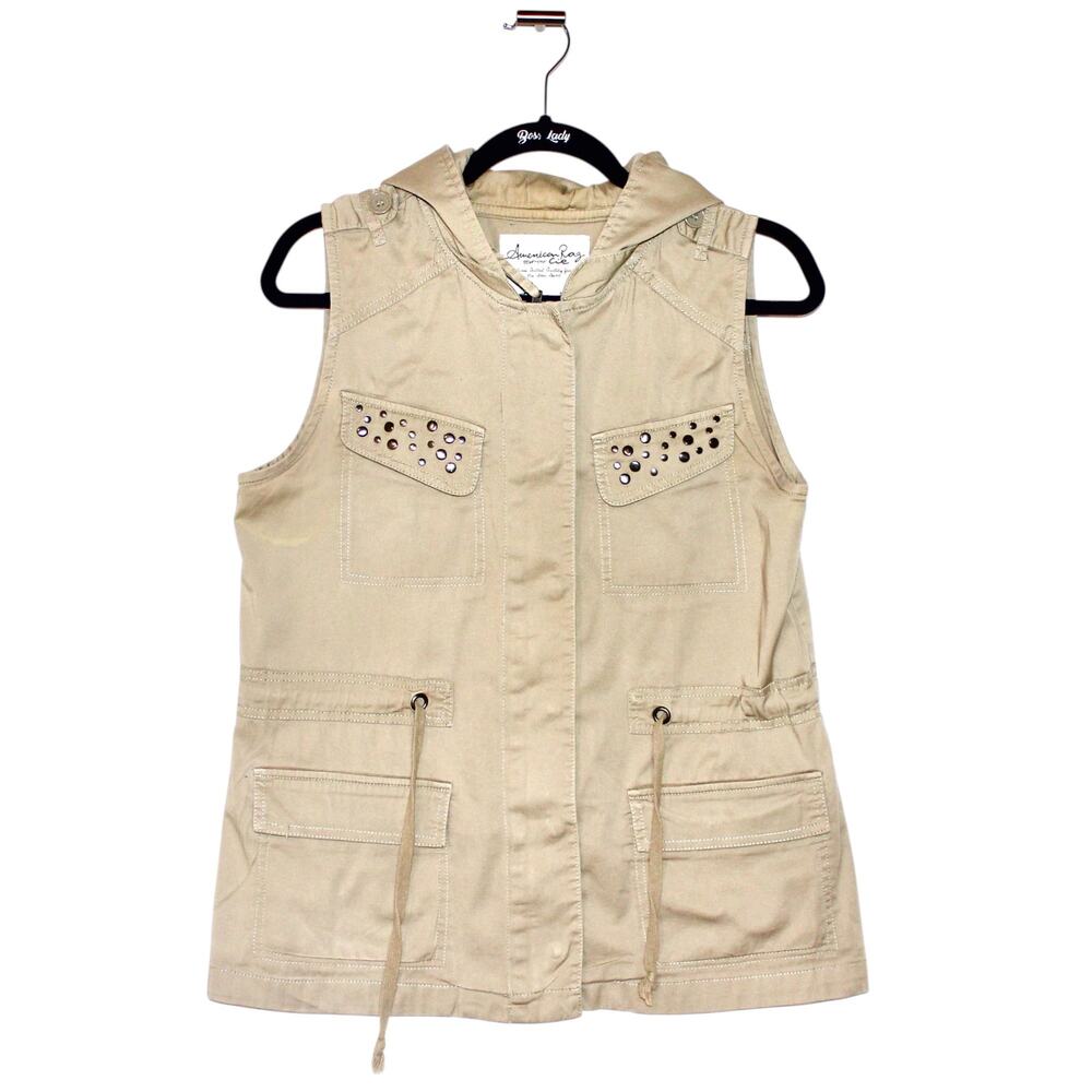 American Rag Army Green Vest Size Medium